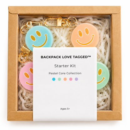 Kids Kindness Charm Set — Backpack Keychain Starter Pack, Back to School Gift